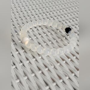 LOKAI White and Black Beaded Bracelet